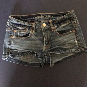 American Eagle Shortie-Stretch Denim Shorts ☆